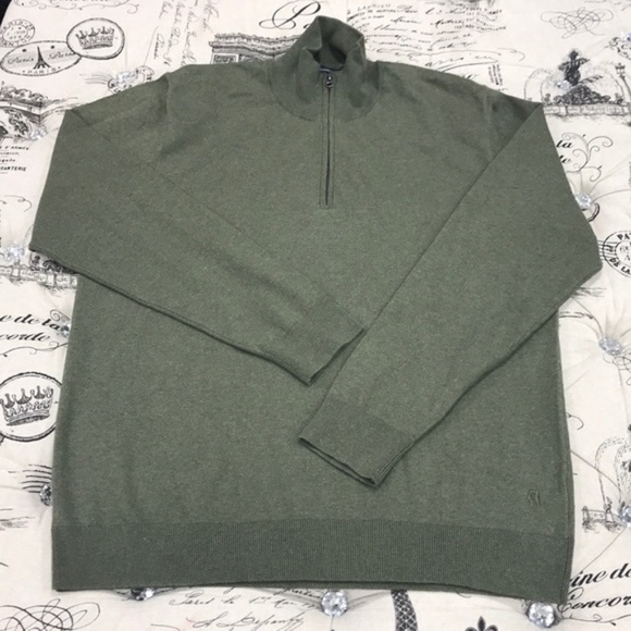 FRENCH CONNECTION Stretch Quarter Zip Sweater - Picture 2 of 6